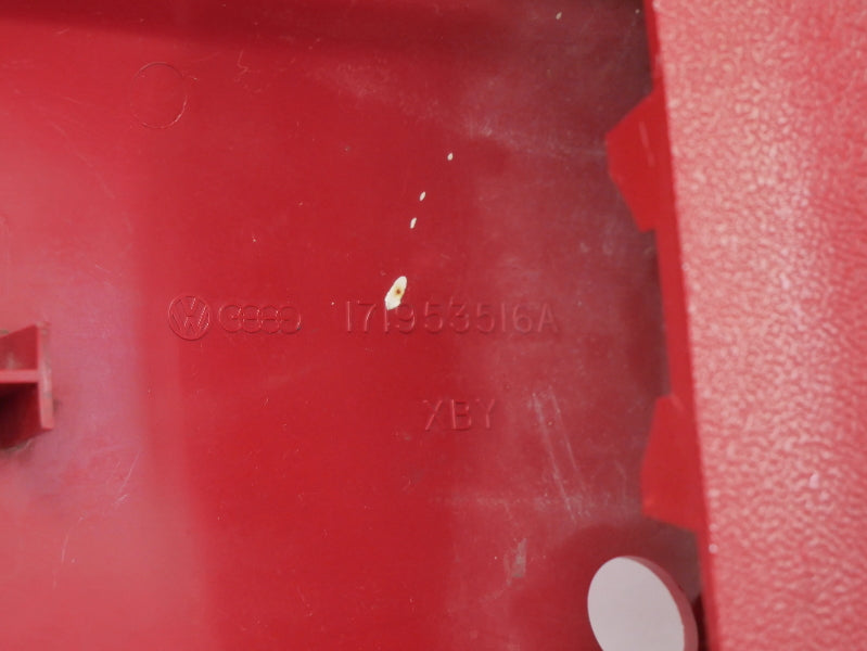Column Cover Ignition Trim 75-84 VW Rabbit Jetta Mk1 Lipstick Red 171 953 516 A