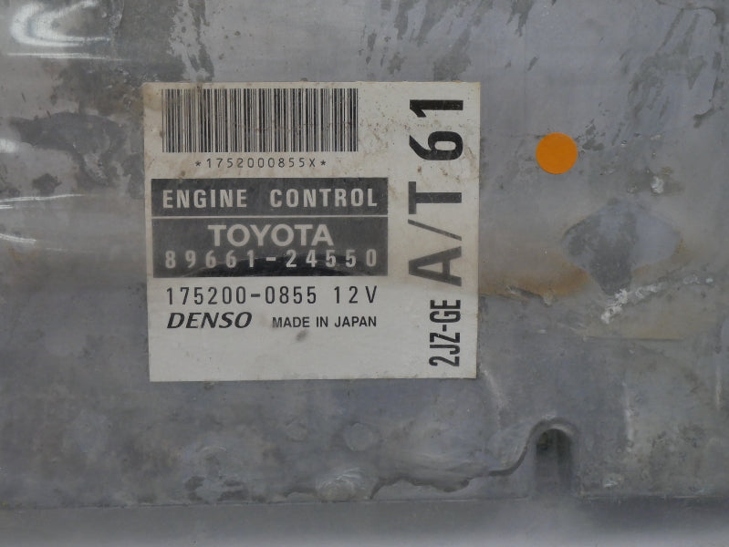 ECU ECM Engine Computer 1998 98 Lexus SC300 - Genuine - 89661-24550