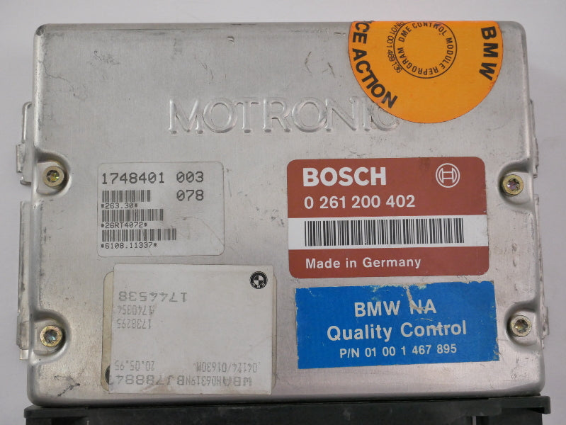 ECM ECU Engine Computer 91-92 BMW 325i 525i E36 E34 - 1748401003 / 0261200402