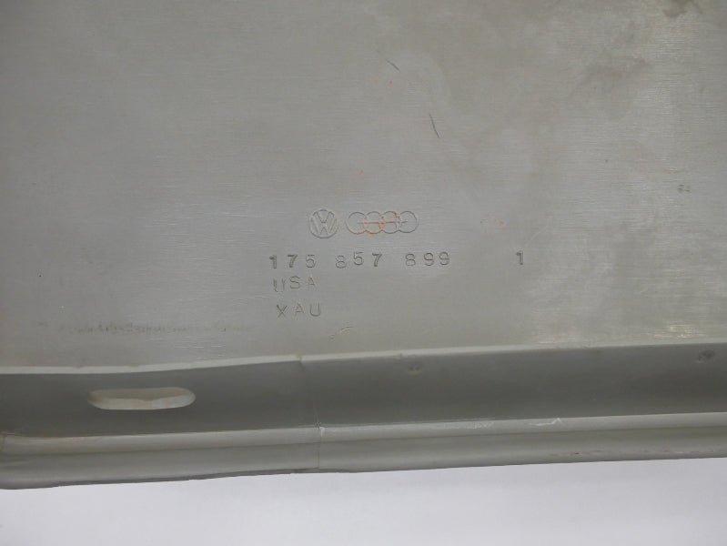 LH Lower Dash Cover Panel 81-84 VW Rabbit Pickup Mk1 Lt Blue Grey - 175 857 899