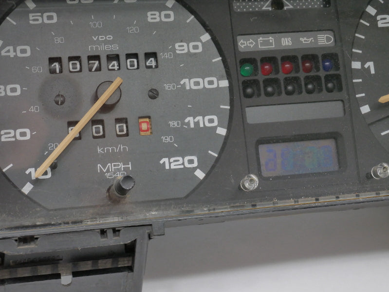 VDO Gauge Cluster Speedometer 7k Tach 82-88 VW Scirocco MK2 120mph - OEM