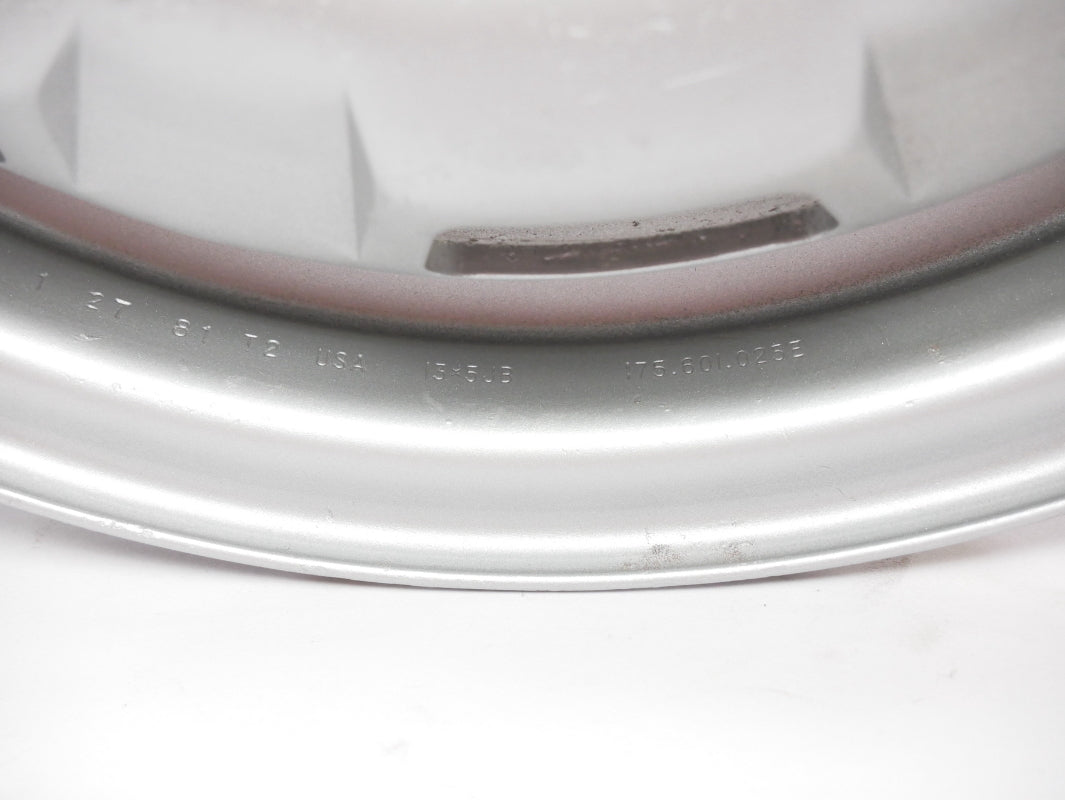 13" x 5 Steel Wheel Rim 75-84 VW Jetta Rabbit GTI Pickup MK1 4x100 175 601 025 E