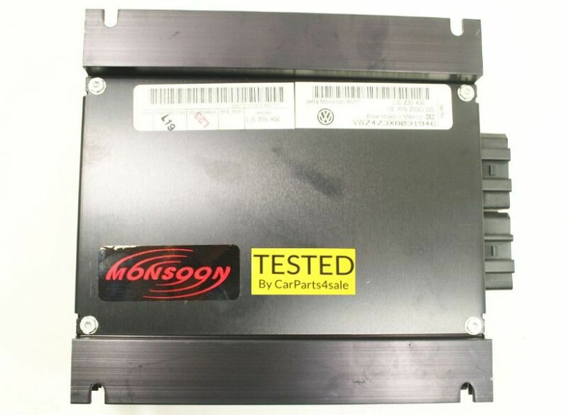 Monsoon Speaker Amp Amplifier 99-05 VW Golf GTI - Genuine - 1J6 035 456 C