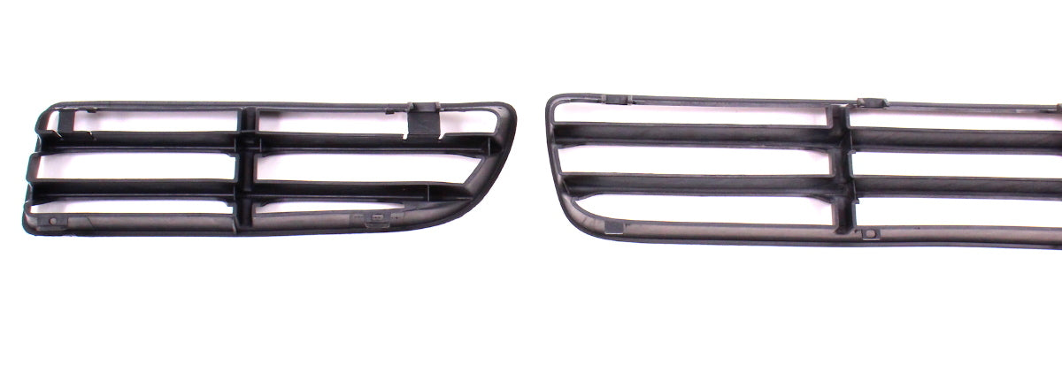3 Lower Bumper Grills Grilles 99-05 VW Jetta MK4 - Genuine - 1J5 853 665 B & 666 B