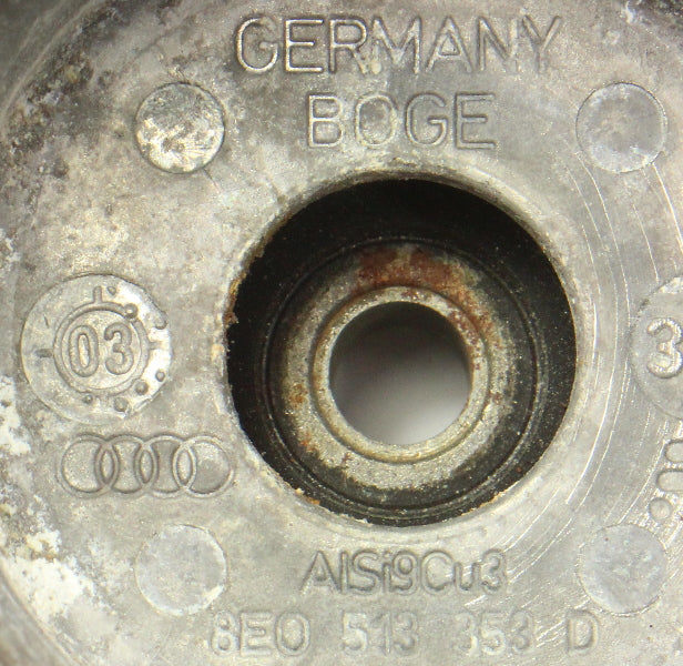 Rear Upper Strut Shock Mount 02-08 Audi A4 B6 B7 - Genuine - 8E0 513 353 D