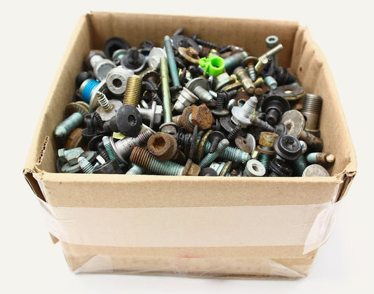 Box Full Hundreds of Nuts Bolts Screws Hardware For 98-05 VW Passat - 28 LBS
