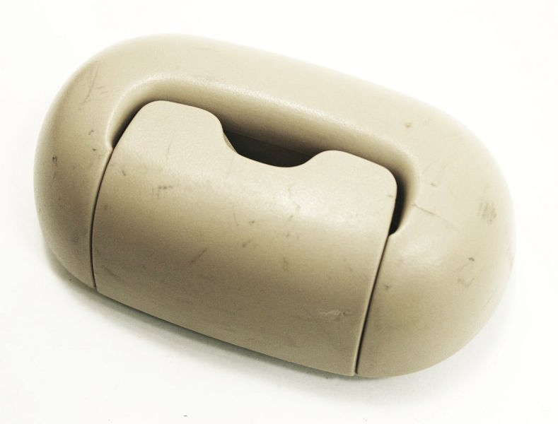 Center Rear Seatbelt Guide Trim Tan 99-05 VW Jetta Golf GTI MK4 - 1J0 857 781 A