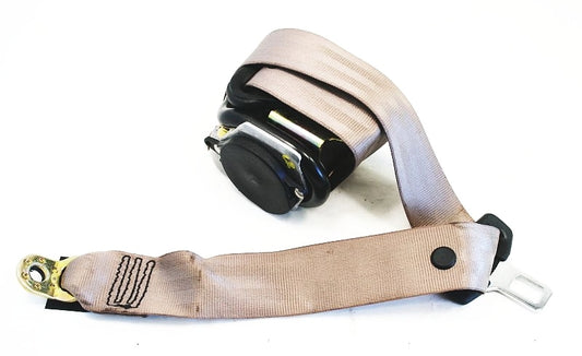 Center Rear Seat Belt 98-04 Audi A6 - Tan - Genuine - 4B9 857 807