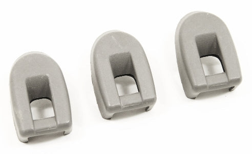 Child Safety Seat Restraint Hooks & Covers Gray VW Jetta Golf GTI MK4 Passat B5