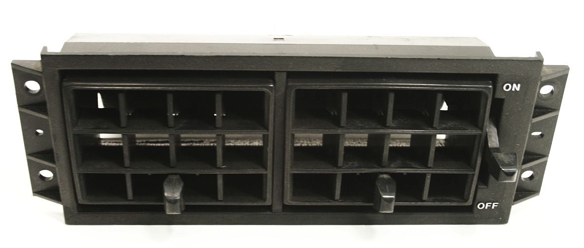 Center Dash Air Vent 81-84 VW Rabbit GTI Pickup MK1 - Black - 175 820 703
