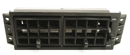 Center Dash Air Vent 81-84 VW Rabbit GTI Pickup MK1 - Black - 175 820 703