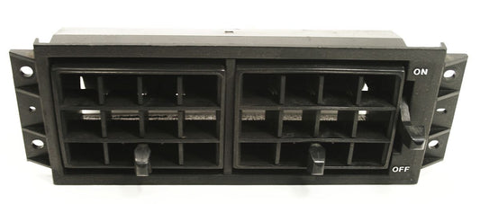 Center Dash Air Vent 81-84 VW Rabbit GTI Pickup MK1 - Black - 175 820 703