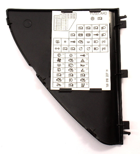 Dash Fuse Panel Door Diagram Trim VW Jetta Golf GTI 99-05 MK4 - 1J1 858 223 A