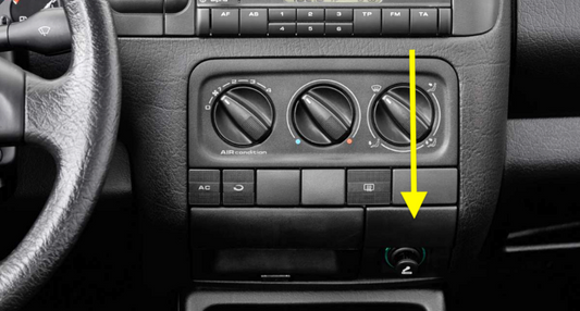 Diagnostic OBD Port Cover 93-99 VW Jetta Golf GTI Cabrio MK3 - 1H1 858 981 B