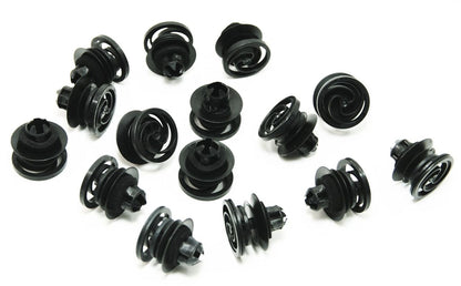 Door Panel Clips VW Passat B5 Jetta Golf GTI MK4 - Quantity 15 - Genuine