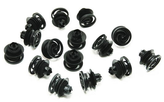 Door Panel Clips VW Passat B5 Jetta Golf GTI MK4 - Quantity 15 - Genuine