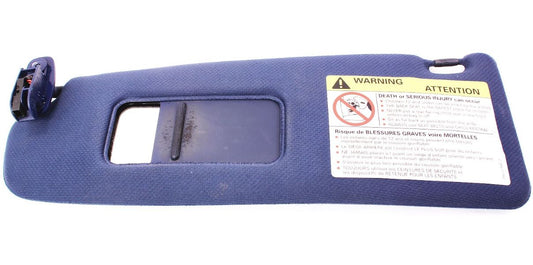 LH Sunvisor 00-06 Audi TT Sun Visor - Denim Blue - Genuine