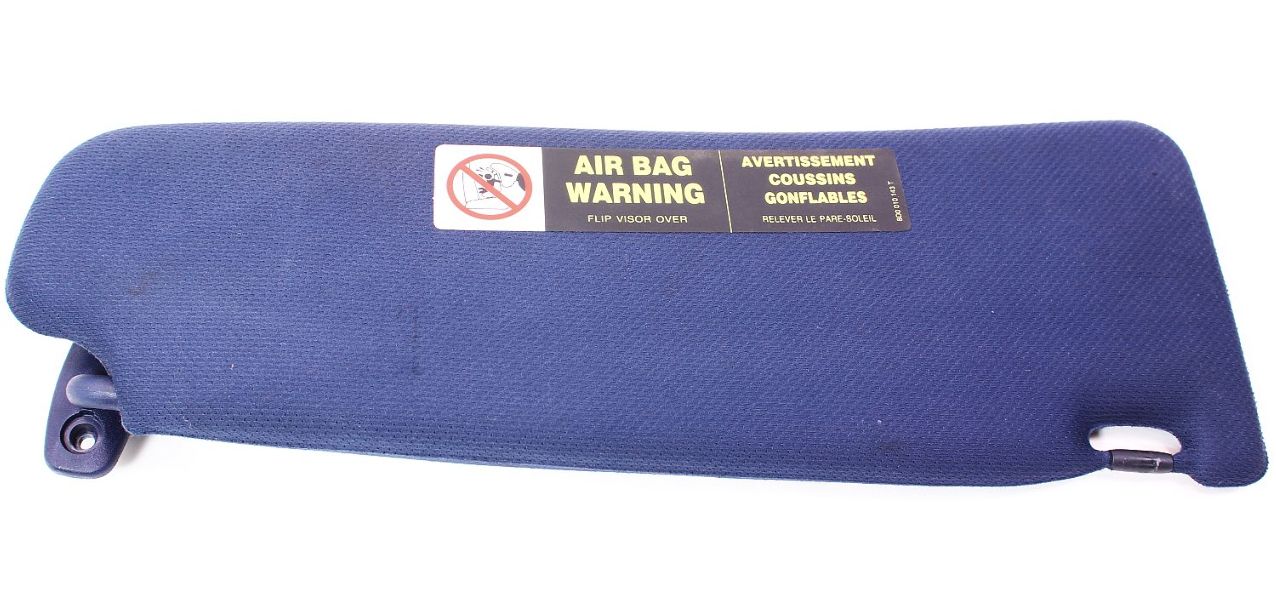 LH Sunvisor 00-06 Audi TT Sun Visor - Denim Blue - Genuine