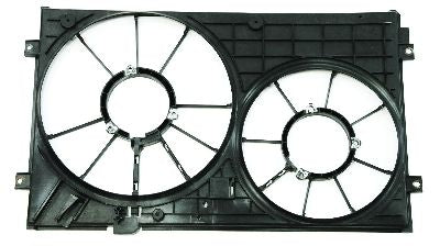 Electric Cooling Fan Cowl Shroud 05-10 VW Jetta Rabbit MK5 2.5 - 1K0 121 207 T