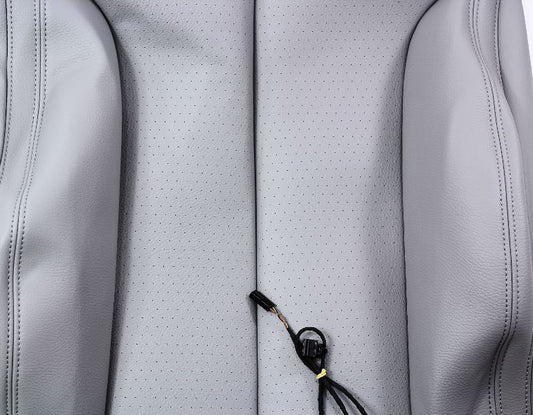 RH Front Seat Backrest Cover 06-10 VW Passat B6  Gray Leather - Genuine New NOS