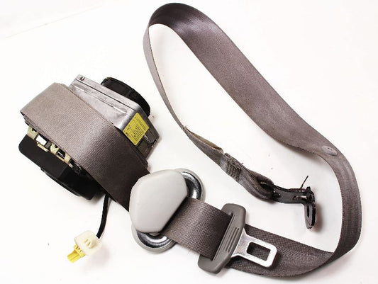 RH Front Seat Belt 99-01 VW Jetta Golf MK4 - Gray - Genuine - 1J4 857 706 L