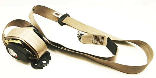 LH Front Seat Belt Seatbelt 02-04 Audi A6 C5 - Beige - 4B0 857 705 A