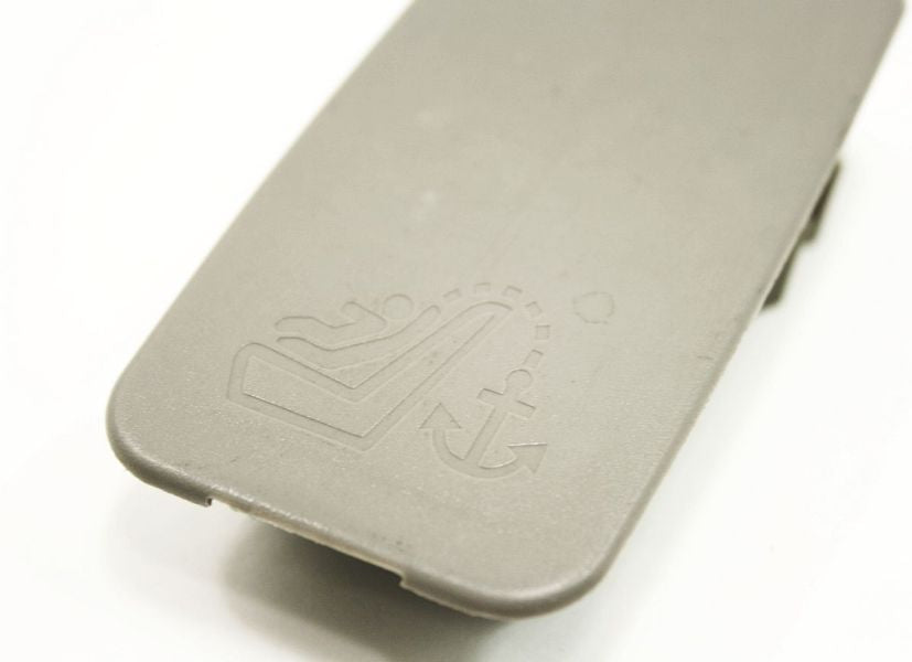 Child Safety Seat Hook Cover Trim Cap 02-05 Audi A4 B6 Gray - 4B0 887 301 A