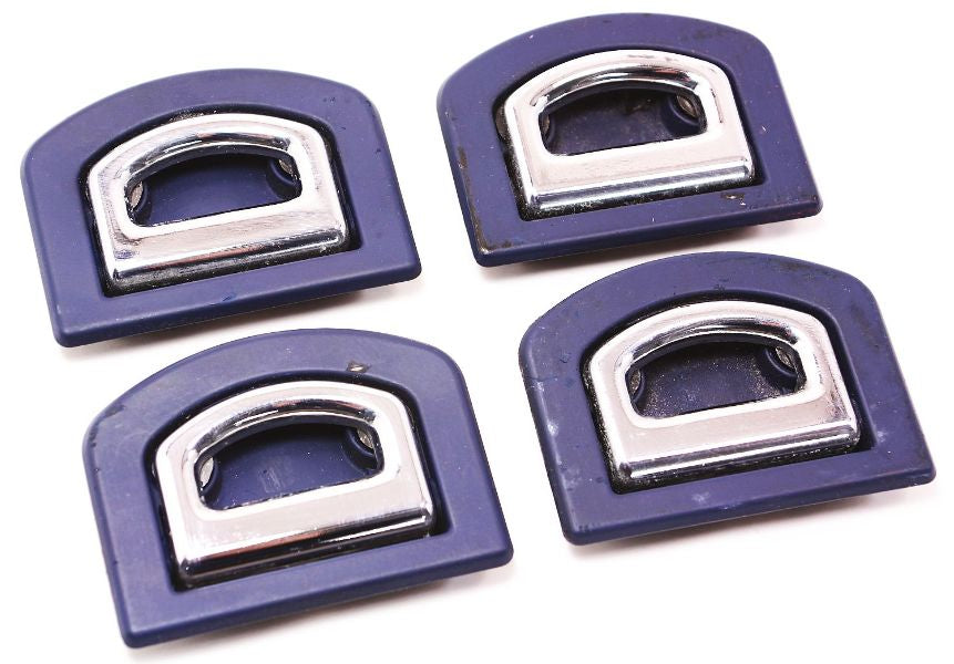 Hatch Tie Trunk Anchors Down Hooks 00-06 Audi TT MK1 Denim Blue - 1J0 864 203 B