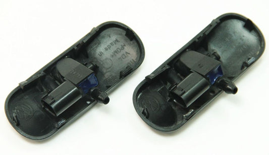Heated Windshield Washer Nozzles Set 05-10 VW Jetta Rabbit GTI MK5 - 1T0 955 986