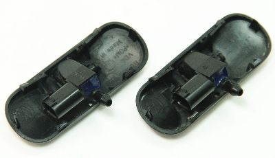 Heated Windshield Washer Nozzles Set 05-10 VW Jetta Rabbit GTI MK5 - 1T0 955 986