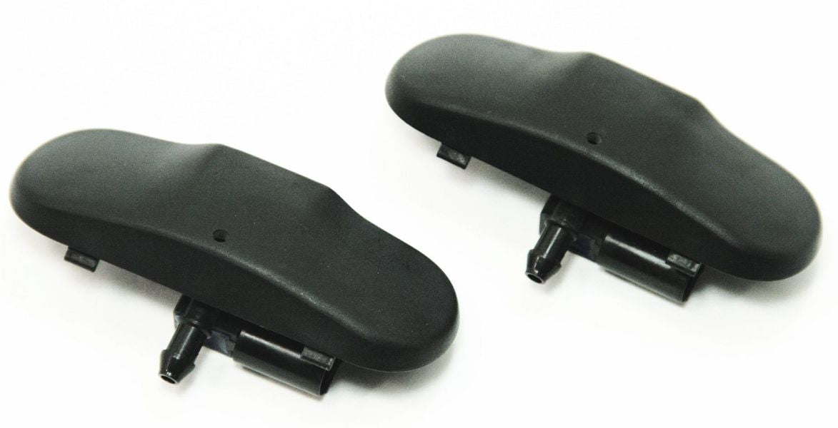 Heated Windshield Washer Nozzles Set 05-10 VW Jetta Rabbit GTI MK5 - 1T0 955 986