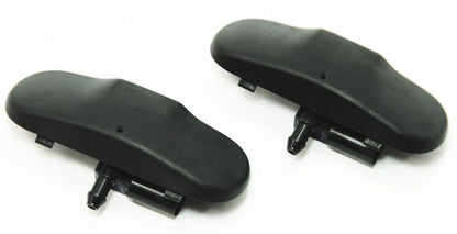 Heated Windshield Washer Nozzles Set 05-10 VW Jetta Rabbit GTI MK5 - 1T0 955 986