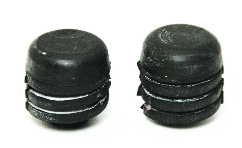2x Hood Rubber Bump Stop Adjusters 01-05 VW Passat B5.5 - Genuine