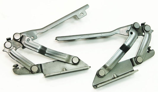Hood Hinges 05-10 VW Jetta Rabbit GTI MK5 - 1K0 823 301 B & 302 B Platinum Gray
