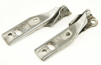 Hood Hinges Pair 99-05 VW Jetta Golf GTI MK4 - LG9R Silver - 1J0 823 301 / 302 A