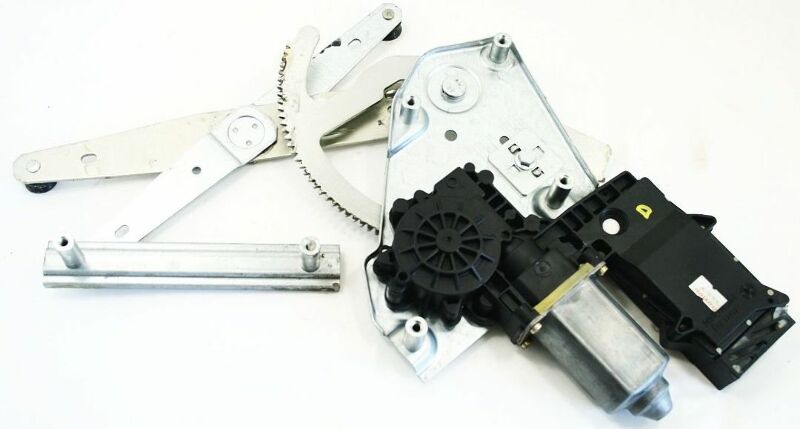 LH Rear Power Window Regulator Track & Motor 95-02 VW Cabrio - 1E0 959 811 B