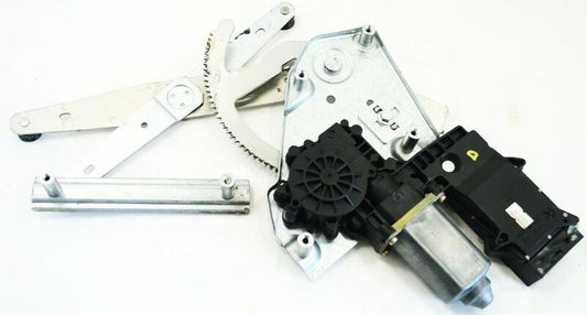 LH Rear Power Window Regulator Track & Motor 95-02 VW Cabrio - 1E0 959 811 B