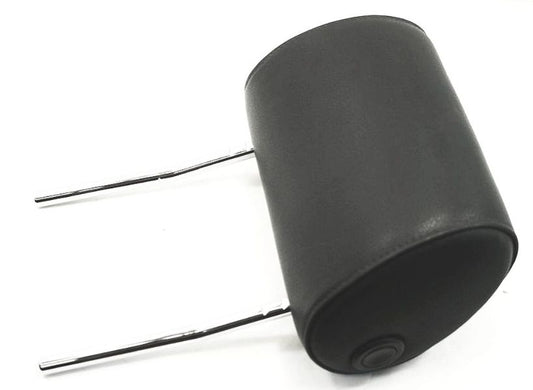 LH Front Seat Headrest 02-05 Audi A4 B6 - Black Leather - Genuine