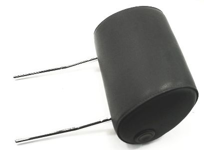 LH Front Seat Headrest 02-05 Audi A4 B6 - Black Leather - Genuine