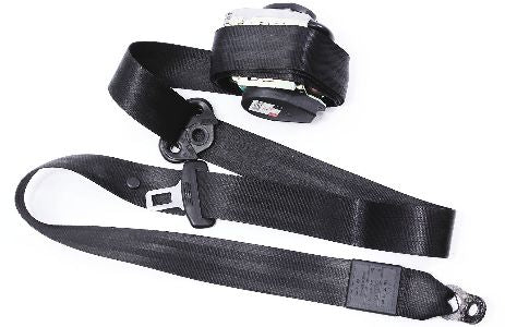 LH Front Seatbelt Audi A6 S6 RS6 C5 Allroad - Black - 4B0 857 705 A