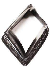 LH License Plate Light Trim Surround 98-05 VW Beetle L041 Black - 1C0 943 137