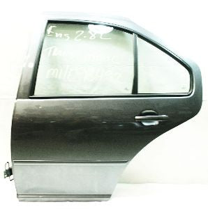 LH Rear Door Shell 99-03 VW Jetta Sedan MK4 LD7X Platinum Gray