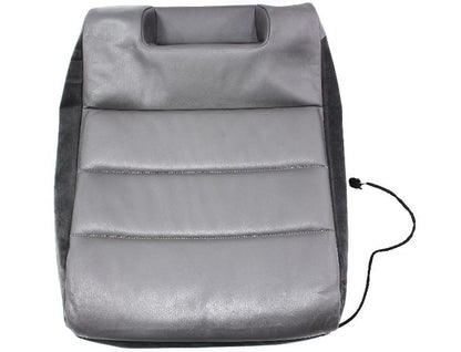 LH Rear Seat Backrest Cover 01-05 Audi Allroad  Heated Black & Dark Gray Leather