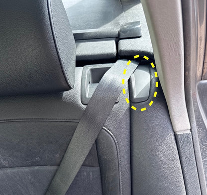 LH Rear Seatbelt Guide Trim 05-10 VW Jetta Rabbit GTI Mk5 Sportwagen - 1074638