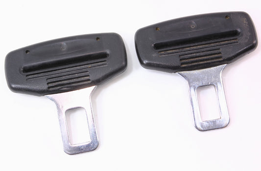 Set of 2 Male Seat Belt Seatbelt Buckle Clip VW Jetta Golf GTI Touareg Audi A4