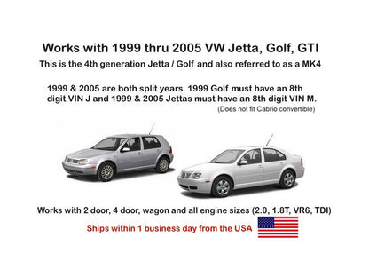 New Hood Latch Lock 99-05 VW Jetta Golf GTI MK4 With Pull Handle & Instructions