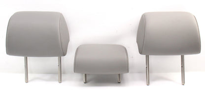 Rear Headrest Head Rests Set VW 05-10 Jetta Rabbit GTI MK5 Art Gray Leather