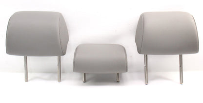 Rear Headrest Head Rests Set VW 05-10 Jetta Rabbit GTI MK5 Art Gray Leather
