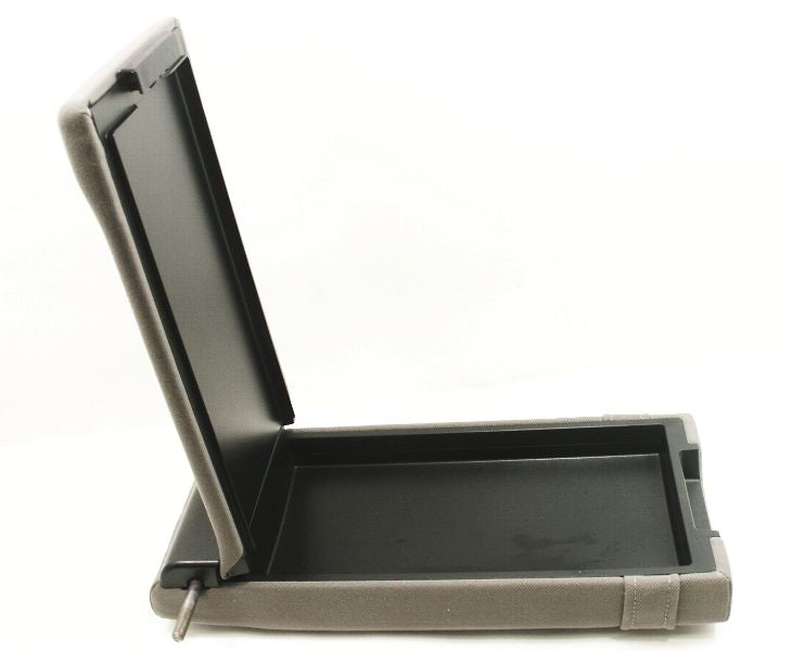 Rear Seat Armrest Arm Rest Gray Grey Cloth 96-01 Audi A4 B5 - Genuine