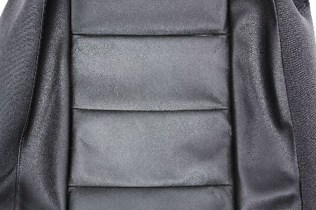 LH Rear Seat Backrest Cover 02-05 Audi A4 B6 - Black Leatherette - Genuine